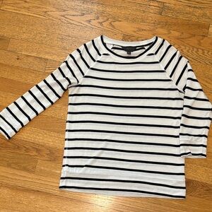 41 Hawthorn Black and White Striped Sweater
